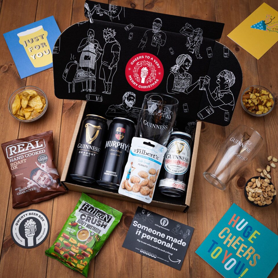image 1 of Guinness Irish Stout & Snack Christmas Gift Hamper