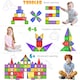 image 3 of Desire Deluxe Magnetic Building Blocks Tiles STEM Toy Set 57PC – Kids Learning Educational Construction Toys for Boys Girls Present Age 3 4 5 6 7 Year Old - Gift