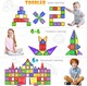 image 3 of Desire Deluxe Magnetic Building Blocks Tiles STEM Toy Set 57PC – Kids Learning Educational Construction Toys for Boys Girls Present Age 3 4 5 6 7 Year Old - Gift