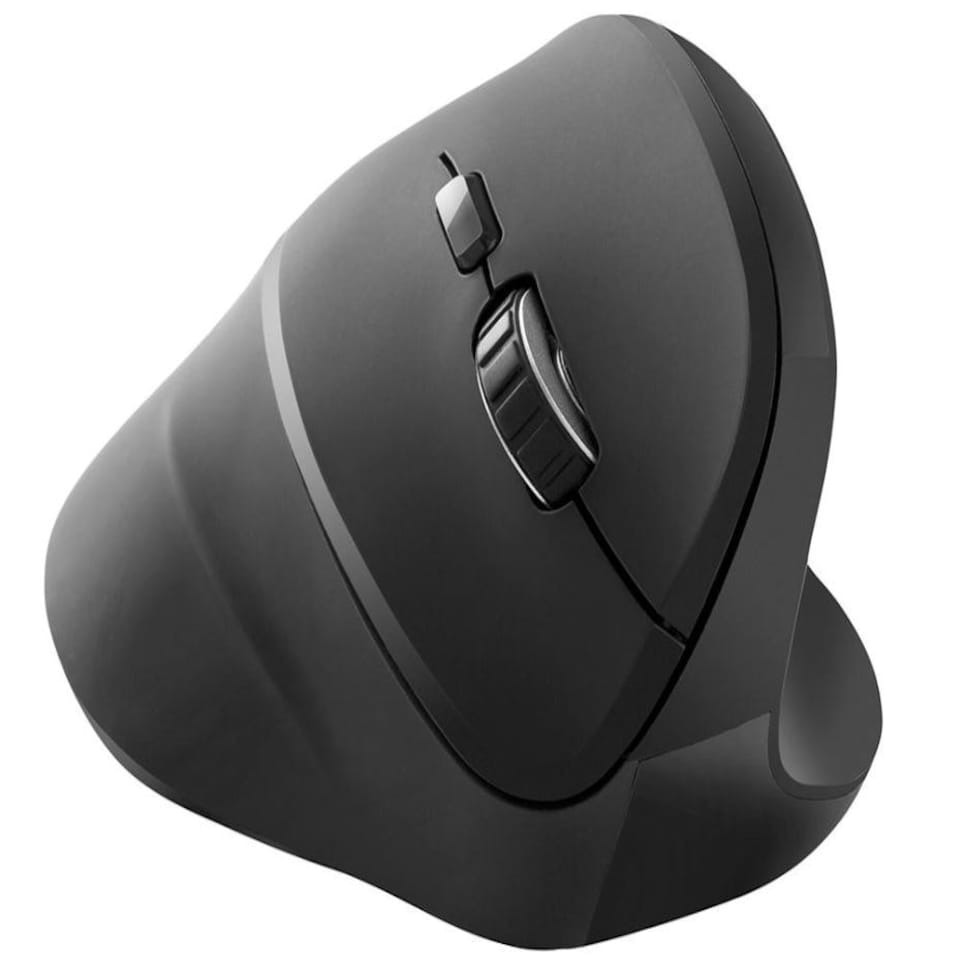 image 1 of CANYON - 6 Button Vertical Wireless Mouse, Black