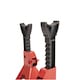 image 10 of 3 Ton Heavy Duty Ratchet Jack Lifting Axle Stands - Set of 2 | Red