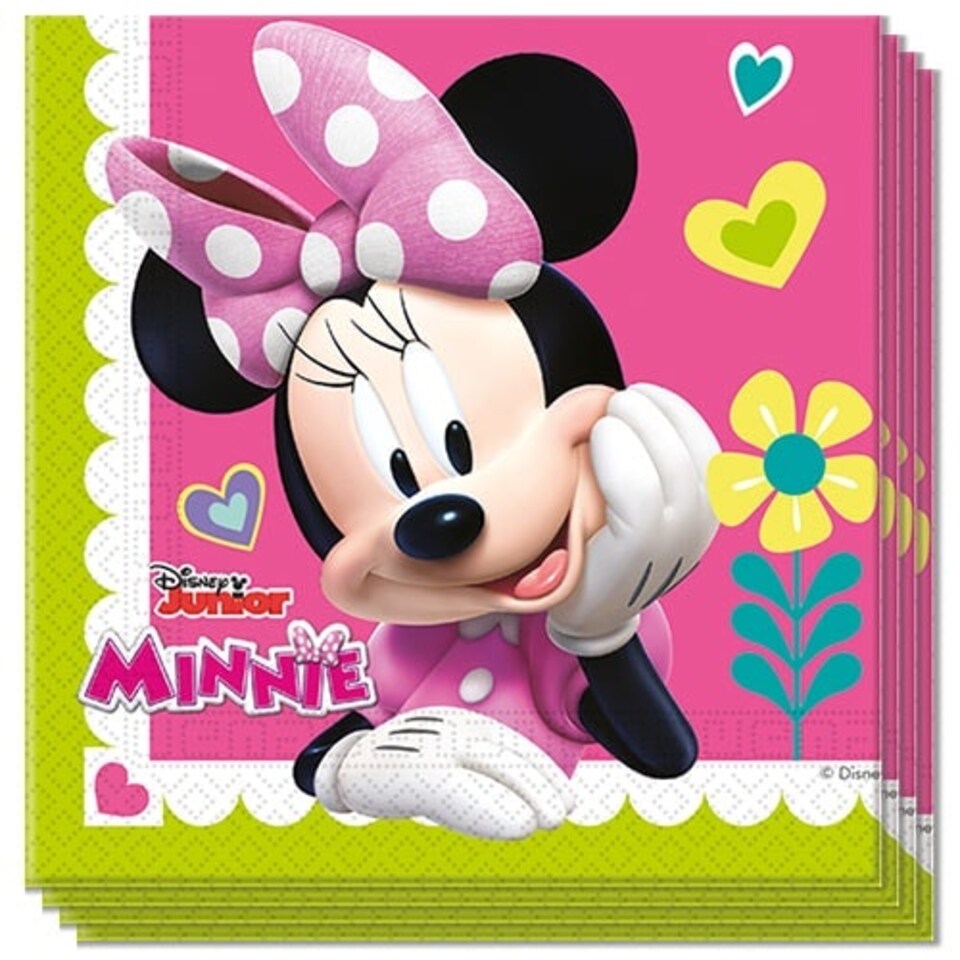 Disney Minnie Mouse Luncheon Napkins 33cm 2Ply - Pack of 20