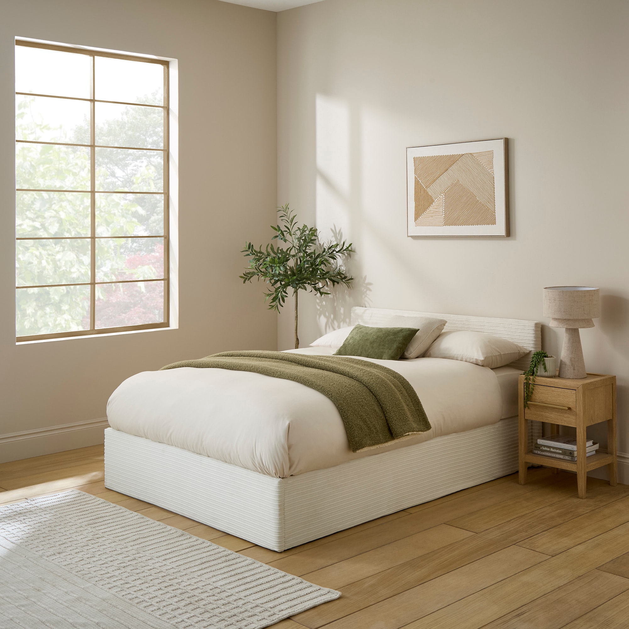 End Lift Ottoman Storage Bed
