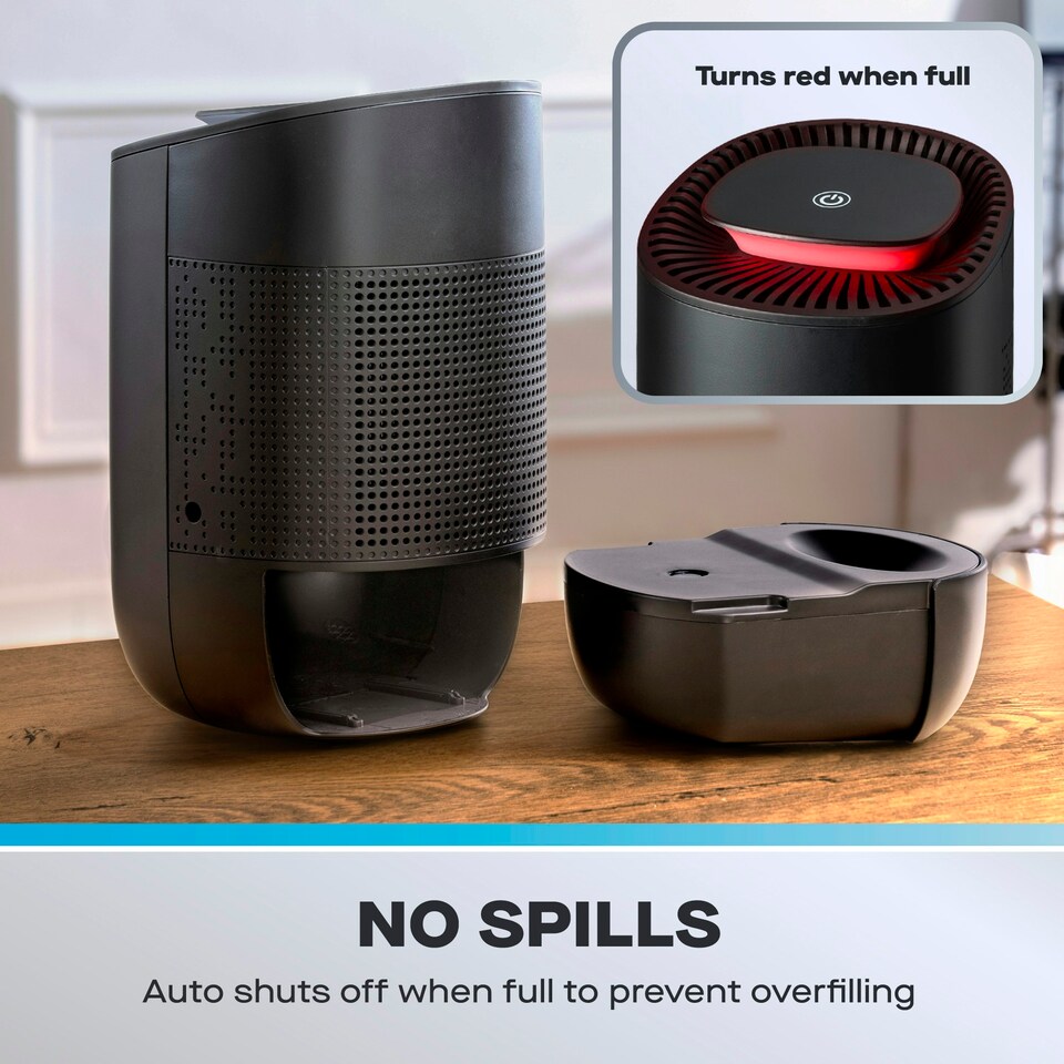 image 1 of Daewoo 600ml Mini Dehumidifier, Quiet, Auto Shut-Off, Low Energy