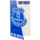 image 2 of Everton FC Crest Birthday Card - Blue/White - One Size