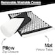 image 4 of Komodo Acupressure Mat, Pillow and Ball Set - Black