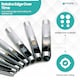 image 3 of 3.5mm Steel Hollow Punch Leather Hole Puncher For Piercing Holes