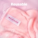image 5 of Brushworks Makeup Remover Cloths - 3 Pack Reusable | Pink | Pink | One Size | 1