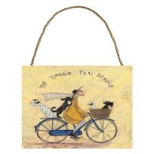 SAM TOFT (THE DOGGIE TAXI SERVICE)-WOODEN BLOCK - WOOD PANEL
