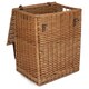 image 1 of Wicker Large Double Steamed Vintner Storage Picnic Basket Brown | Brown | One Size