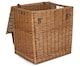 image 1 of Wicker Large Double Steamed Vintner Storage Picnic Basket | Brown | Brown | One Size