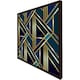 image 3 of Gold & teal geometric pattern (Picutre Frame) Grey | L