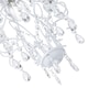image 4 of Matt White Shabby Chic Chandelier Style Pendant Ceiling Lamp Shade with Acrylic | White | White | 1
