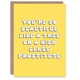 image 1 of Beautiful Like Tree Escort Fun Joke Her Funny Birthday Card
