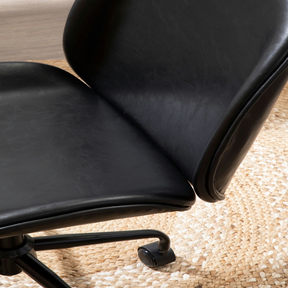 image 1 of Interiors by Premier Clinton Black Home Office Chair