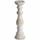 image 2 of Large Candle holder - Stone - L12 x W12 x H40 cm - Cream Cream
