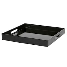 Argon Tableware Square Serving Tray - 33cm - Black Black
