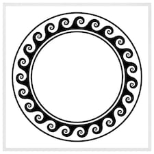 Decorative egyptian (Picture Frame) White | XS