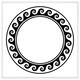 image 1 of Decorative egyptian (Picture Frame) White | XS