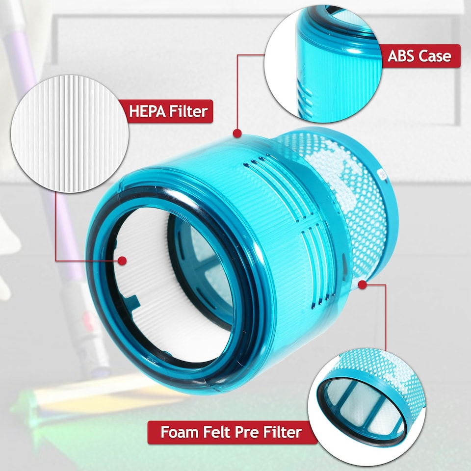 image 1 of SPARES2GO HEPA Pre Motor Filter for Dyson Gen5detect Gen5 Detect Outsize SV23 Vacuum Cleaner (972352-01)