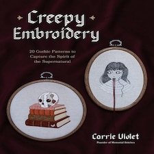 Creepy Embroidery by Carrie Violet