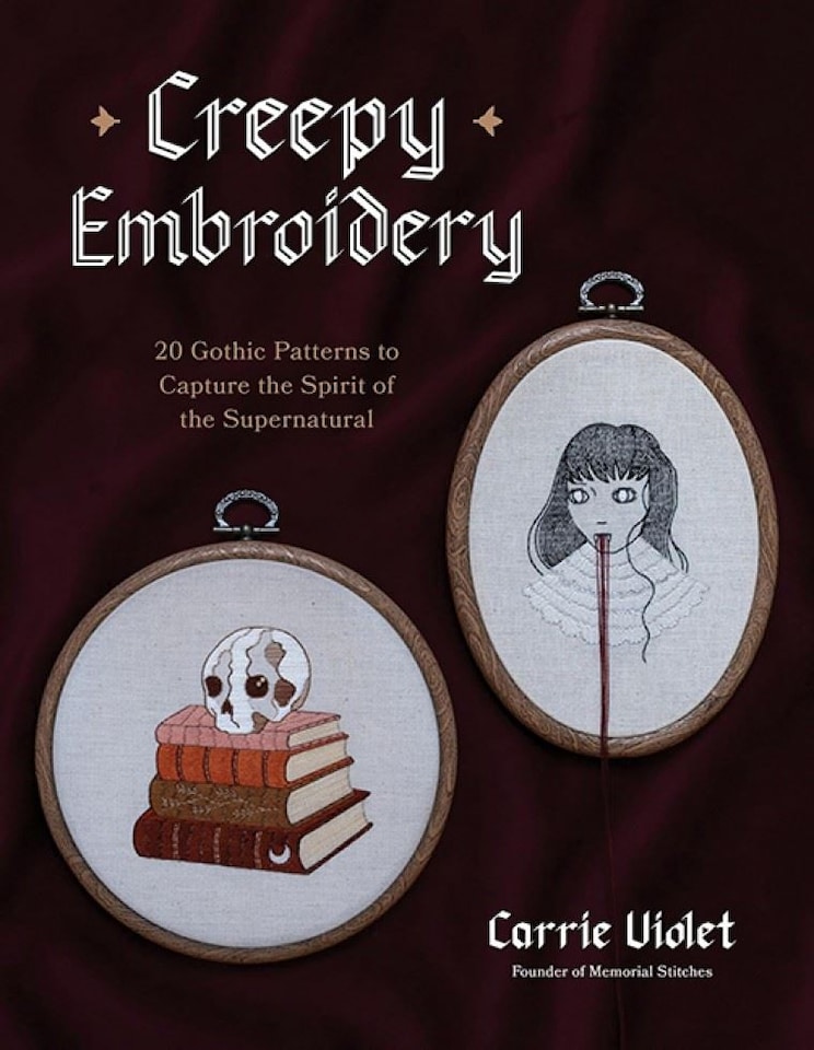 Creepy Embroidery by Carrie Violet