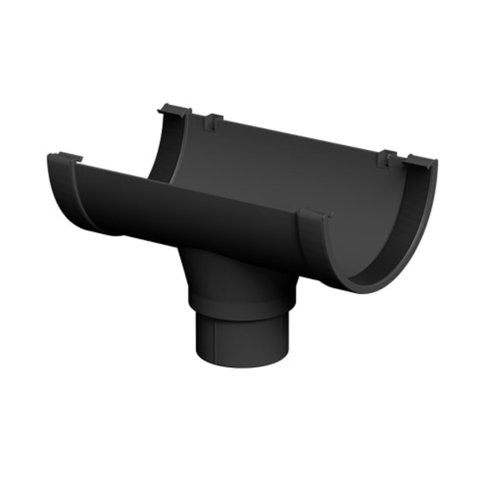 image 1 of FloPlast 20m 170mm XtraFlo Industrial Gutter Kit - Black