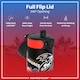 image 5 of Leak Proof Slim Water Bottle, BPA Free, NFL, 500ml (18oz) | Black | NFL Patch Logos | One Size