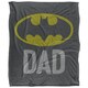 image 1 of Batman Dad Logo Blanket | Multi | Multicoloured | One Size | 1