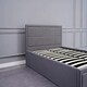 image 7 of Ottoman Storage Bed grey double 4ft 6 fabric and 1 Mattress wooden bedroom furniture