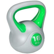 SPORTNOW Kettle Bell with Handle for Home Gym | Green | 16