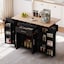 Black and Natural Wood
