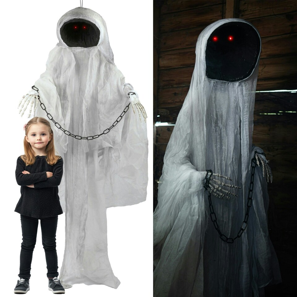 image 1 of Large Faceless Spectre – Halloween Decoration