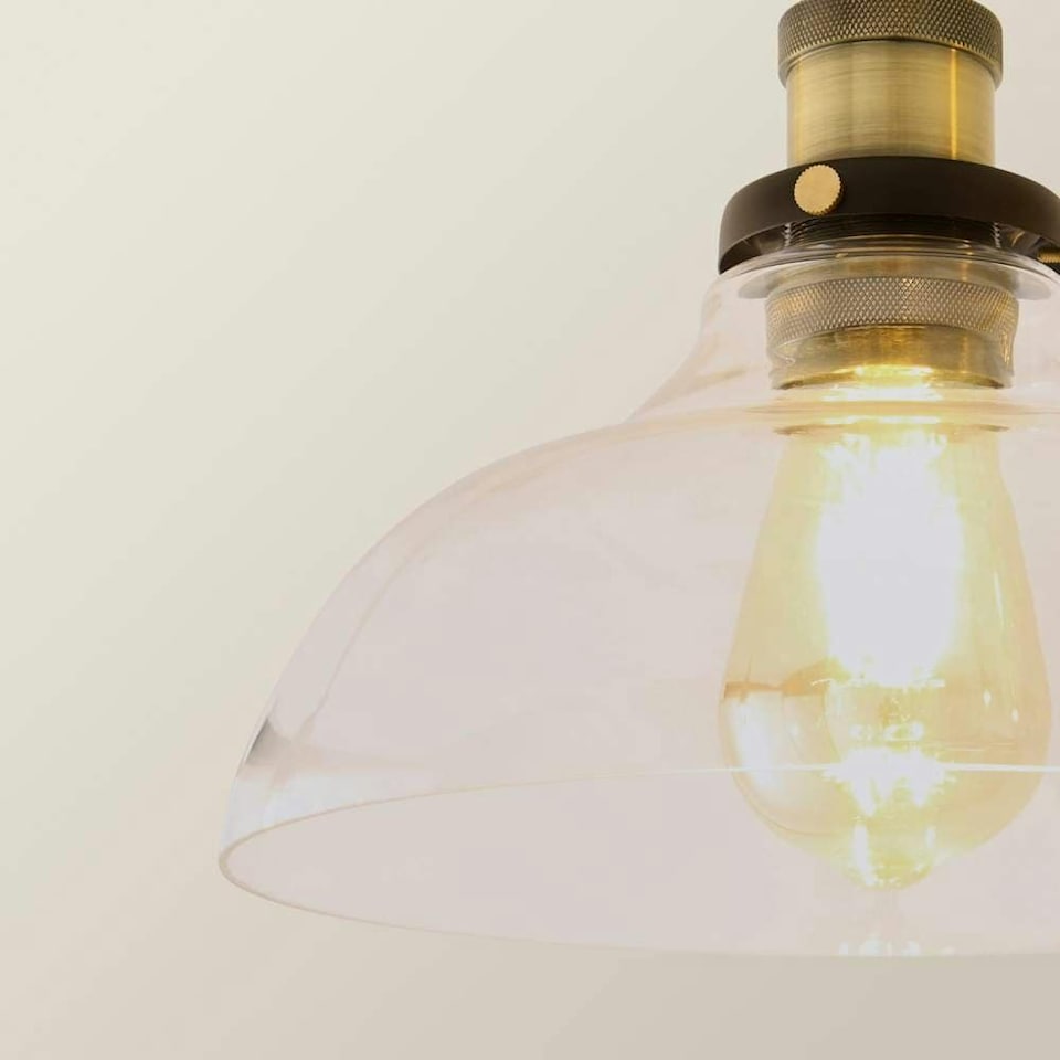 image 1 of ValueLights Wallace Industrial 3 Way Black Ceiling Bar Light | Gold