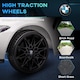 image 9 of AIYAPLAY BMW M4 Licensed Electric Car for Kids, 12V Kids Electric Ride on with Remote Control, Suspension, Music, Horn, LED Lights, for Ages 3-5 Years, White