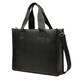image 3 of Vinga Bermond PU Recycled Tote Bag - Black - One Size Black