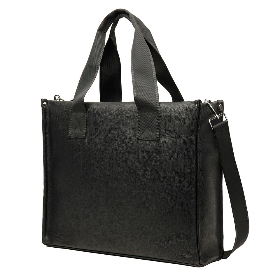 image 1 of Vinga Bermond PU Recycled Tote Bag - Black - One Size Black