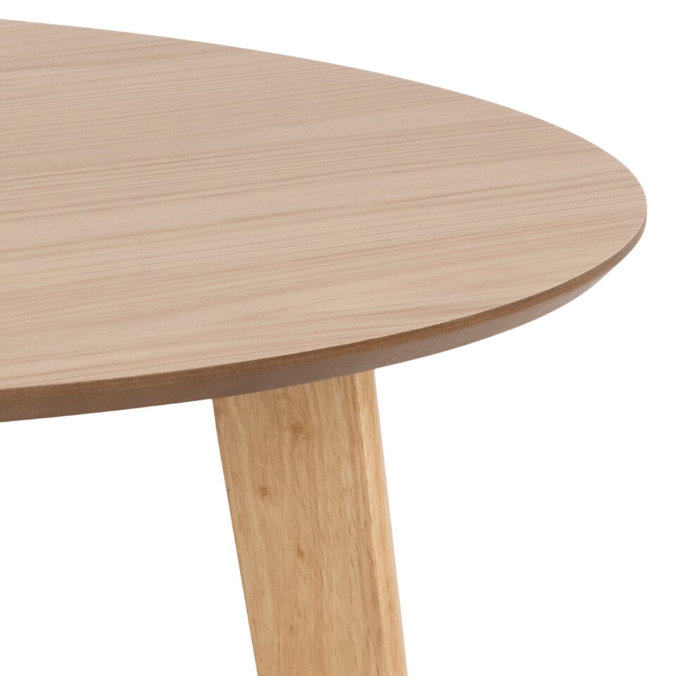 image 1 of Roxby Round Dining Table in Oak 105x76cm