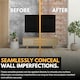image 3 of NOVECRAFTO Faux Wood Wall Panels – 6 PVC Sheets, Covers 2.76 sqm (29.76 sq ft), 96x48cm Each – Natural Oak Wood Effect Cladding, Moisture Resistant