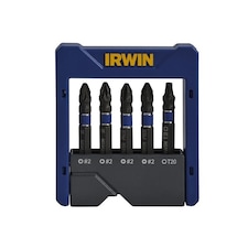 Irwin Phillips/pozi/torx Impact Screwdriver Pocket Bit Set, 5 Piece - Multi Colour - One Size
