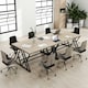 image 3 of COSTWAY 150 CM Computer Desk Industrial Office Desk N/A