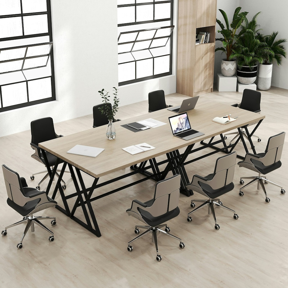 image 1 of COSTWAY 150 CM Computer Desk Industrial Office Desk N/A