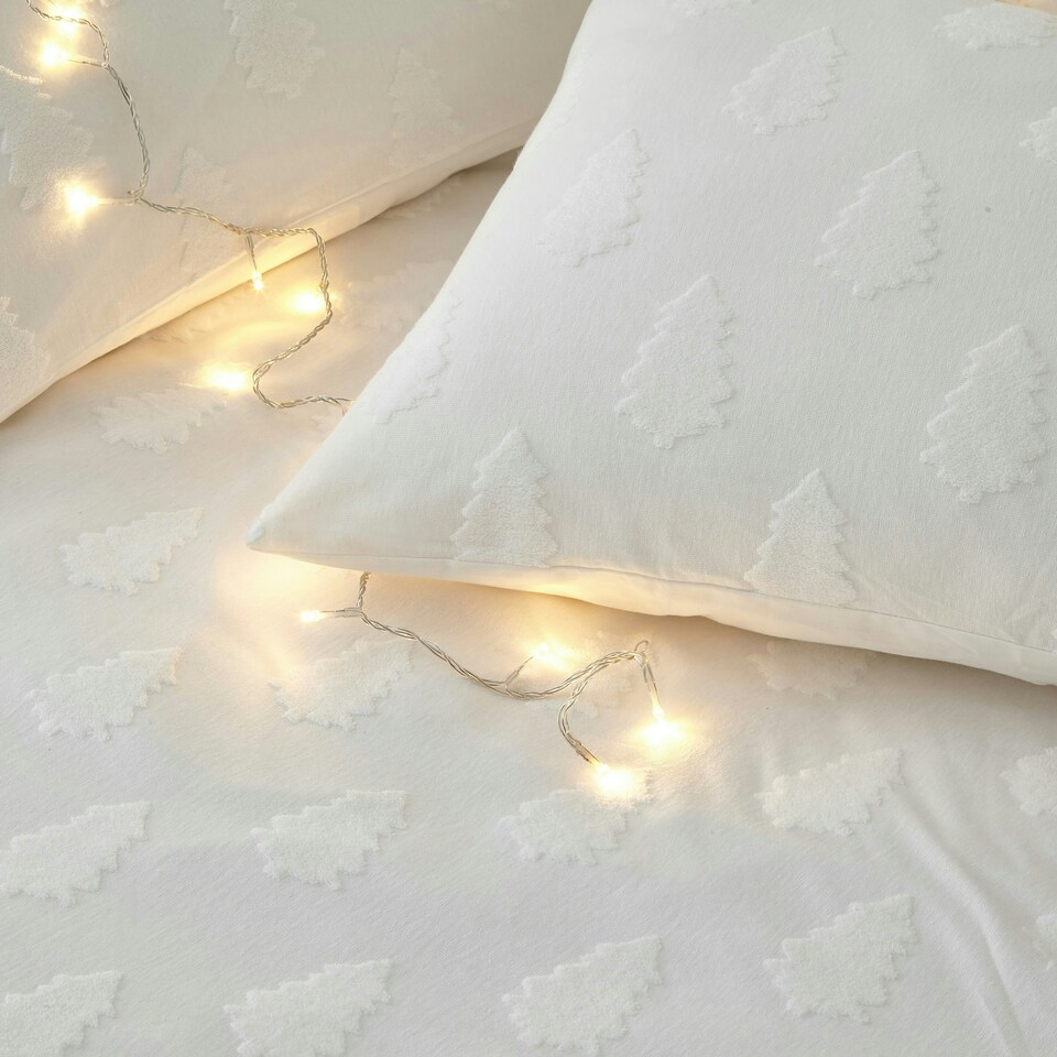 image 1 of Yard Tufted Tree Festive King Duvet Cover Set