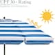 image 3 of Striped Beach Parasol