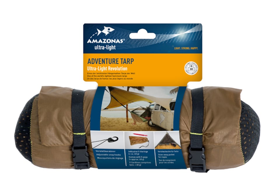 image 1 of Adventure Ultra-Light Hammock Tarp | Brown
