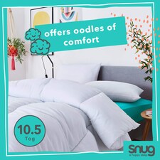 Snug Complete 10.5 tog Bedset | White | Double