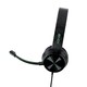 image 3 of USB-C Office Headset with USB A to C Adapter Grey