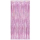 image 1 of Holographic Pink Foil Door Curtain Backdrop 1.9m x 99cm