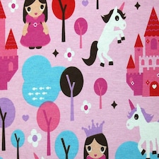 Pink Cotton Canvas Fabric for Bag Making, Dressmaking, Upholstery, 140cm / 55" Wide - per metre