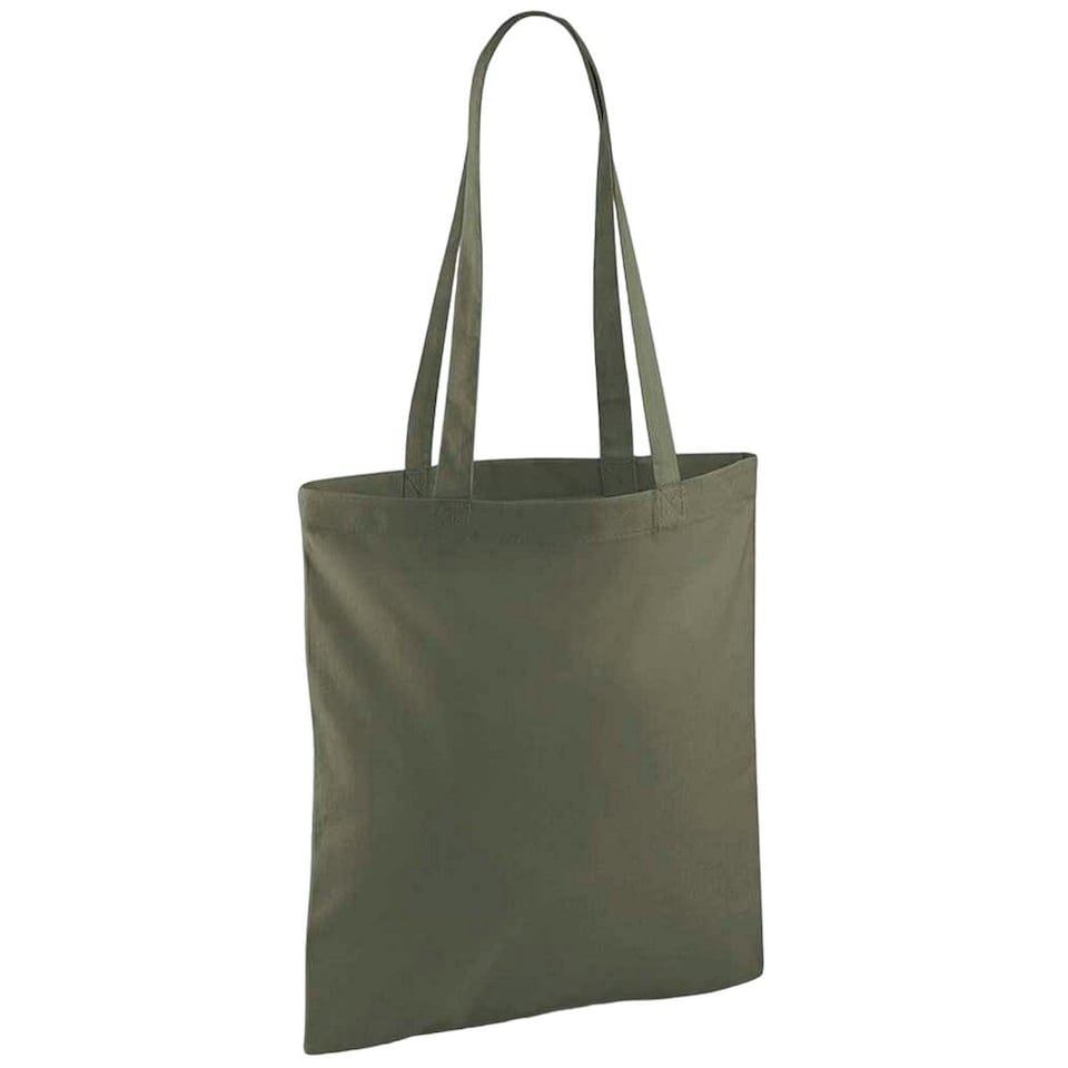 image 1 of Westford Mill Bag For Life Long Handle Tote Bag - Olive Green - One Size | Green